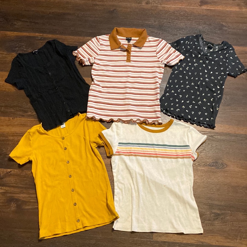 Lot of 5 Girls Size 10/12 Shirts